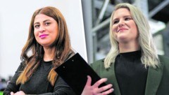 Ali Sheren (links) und Stefanie Rieder.
