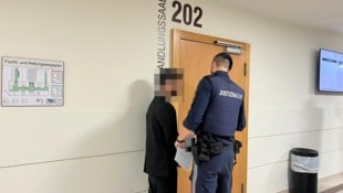 Der Angeklagte (29) am Wiener Landesgericht – laut Anklage soll er seinem Ex-Geschäftspartner ...