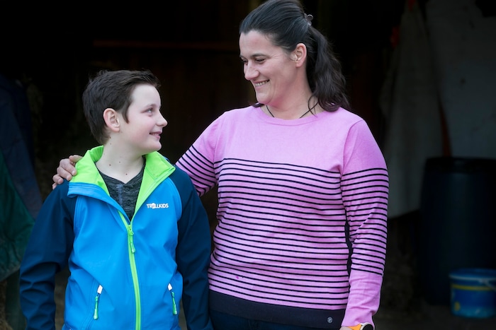 Mutter und Sohn wollen sich weiterhin gegen Mobbing wehren und auf verschiedenen ...