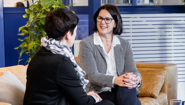 Finanzexpertin Regina Schickinger bildet seit Jahren andere Frauen in Sachen Finanz- veranlagung ...