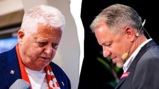 ÖEHV-Präsident Klaus Hartmann (li.) und Liga-Manager Christian Feichtinger