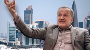 Osterfestspiel-Chef Nikolaus Bachler vor der Skyline Dohas (Fotomontage)