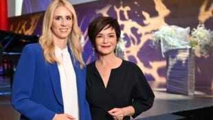 Isabella Lehner aus dem Oberbank-Vorstand (links) und Schauspielerin Katharina Stemberger.