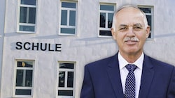 Die FPÖ wollte dem Ortschef wegen der Volksschule das Misstrauen aussprechen. Mayer (kl. Bild.) ...