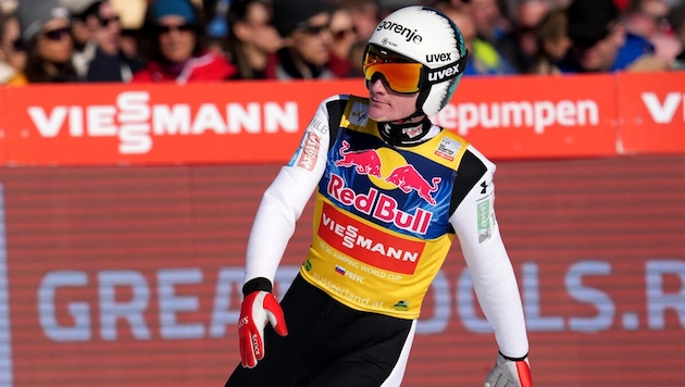 Domen Prevc was subsequently disqualified.