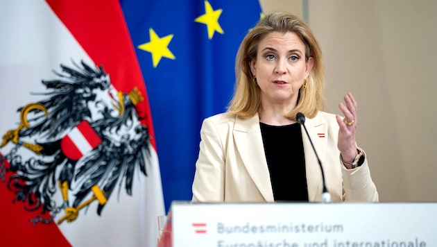 Außenministerin Beate Meinl-Reisinger hat den russischen Botschafter einbestellt.