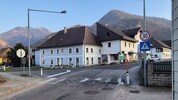 Die Bodenmarkierung ist kaum mehr sichtbar.