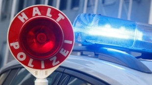 Die Polizei zog den Lenker aus dem Verkehr.