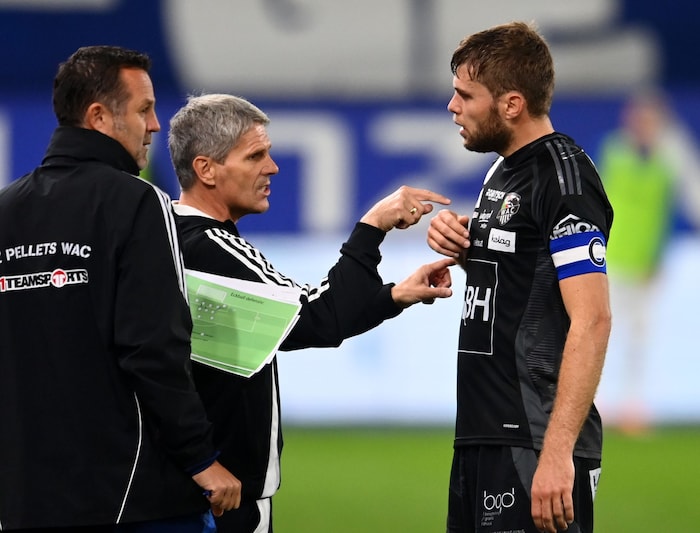 Kühbauer mit seinem Ex-Kapitän Baumgartner