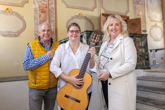Eva Rauter aus Spittal war bereits öfter in Ossiach dabei. Mama Ina und Papa Norbert zitterten ...