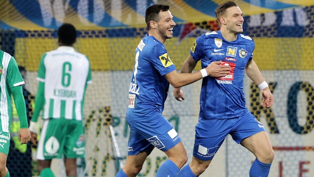 Der SKN schoss Rapid mit 4:0 ab.