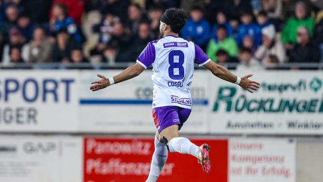 Austrianer Denizcan Cosgun gelang in Amstetten ein Doppelpack.