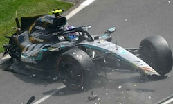 Kimi Antonelli crashte heftig.