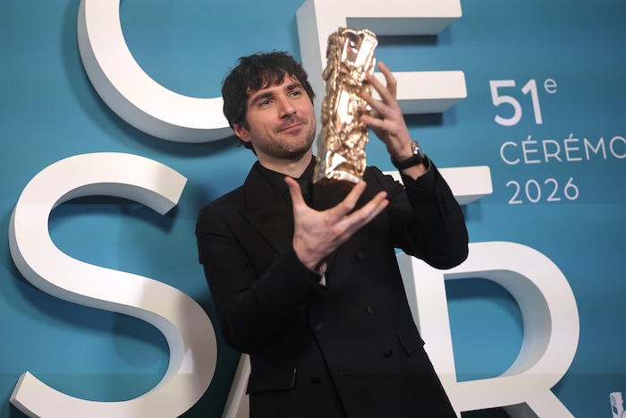 Guillaume Marbeck in Paris mit einem César