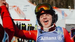 Veronika Aigner jubelt über Gold.