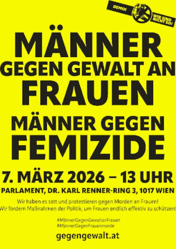 Um 13 Uhr versammelt sich die Kundgebung vor dem Parlament in Wien.