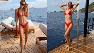 Caroline Wozniacki zeigt ihren Body, das findet Lindsey Vonn „hot“.