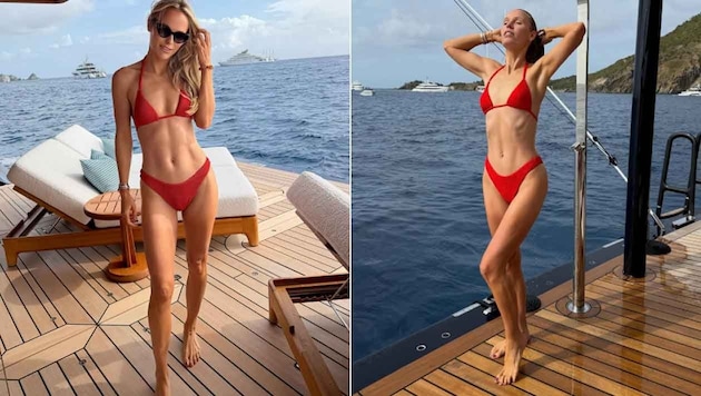 Caroline Wozniacki zeigt ihren Body, das findet Lindsey Vonn „hot“.