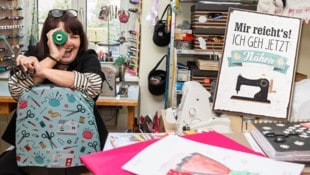 Barbara Krenn hat ihre Leidenschaft fürs Nähen neu entdeckt. Seit drei Jahren betreibt sie ihre ...