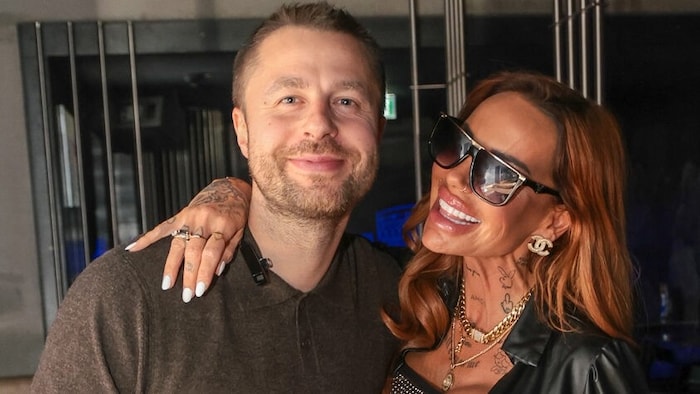 City Beats-Clubmanager Konstantin Schmelz mit Gina-Lisa Lohfink