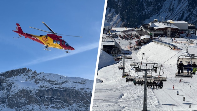 Am Freitag, kurz nach 13 Uhr, ereignete sich der schwere Skiunfall.