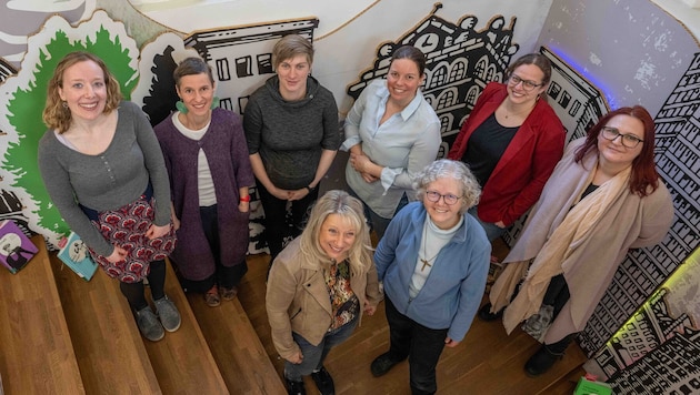 Großartige Frauen mit tollen Berufen: Theresia Töglhofer, Sonja Felber, Flora Stübl, Ellisabeth ...