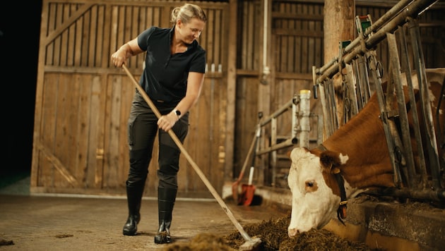 Gabriela Vallant ist Bäuerin aus Leidenschaft. Eine ihrer Lieblingsaufgaben am Hof: das ...