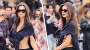 Emily Ratajkowski sorgt bei der Paris Fashion Week für Mega-Aufsehen – mit einem „Oberteil“, das ...