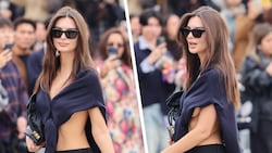 Emily Ratajkowski sorgt bei der Paris Fashion Week für Mega-Aufsehen – mit einem „Oberteil“, das ...