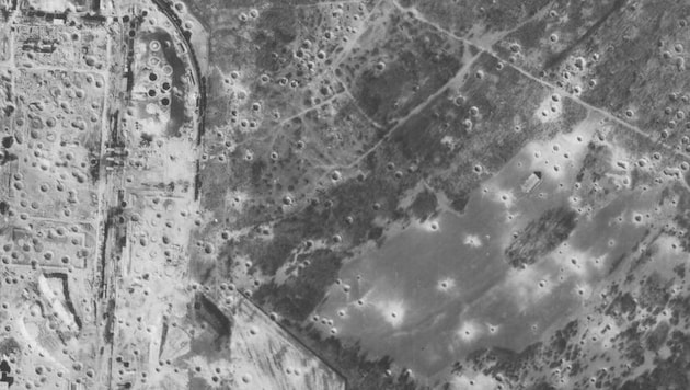 Von Bombardements des Ölhafens verbergen sich wohl auch in der Lobau viele Blindgänger