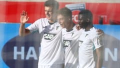 Alexander Prass traf gleich zweimal.