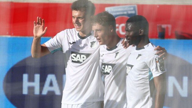 Alexander Prass traf gleich zweimal.