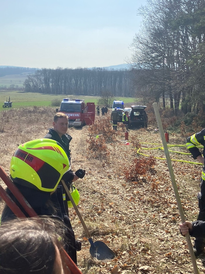 Die Flammen waren schnell unter Kontrolle.