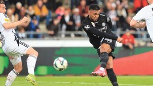 Gegen den WAC hatte Maurice Malone mit einem Stangenschuss Pech.