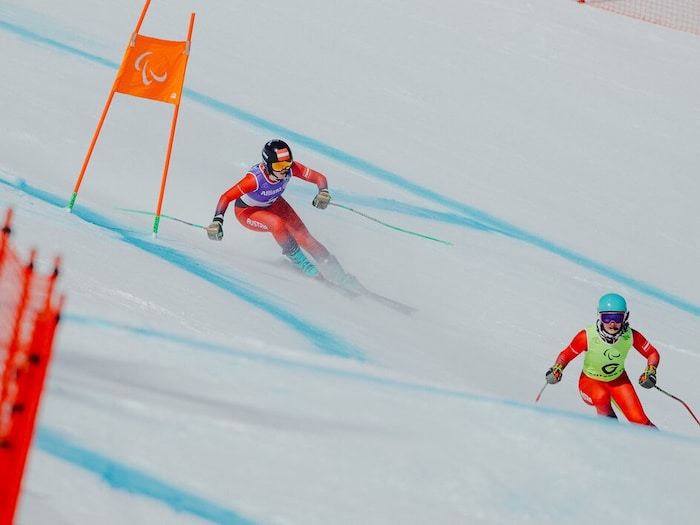 Veronika Aigner und Guide Lilly Sammer gaben Vollgas.