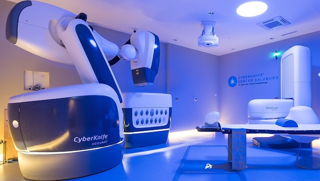 Die erfolgversprechendste Tumorbehandlung ist jene mittels Cyber-Knife-Technik, die in Salzburg ...