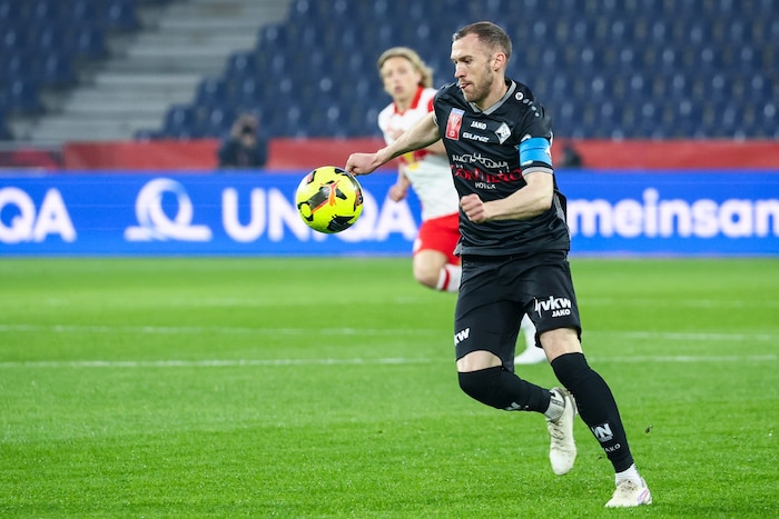 Altach-Kapitän Lukas Jäger erzielte zuletzt den Siegtreffer im Cup gegen RB Salzburg.