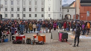 Eine frühere Kundgebung in Innsbruck.