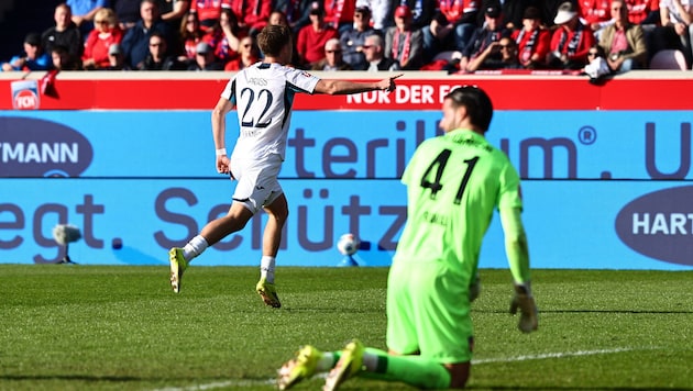 Alexander Prass war gegen Heidenheim Hoffenheims Matchwinner.