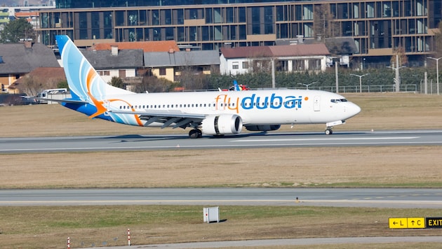 Mit flydubai hatten die Studenten ihren Rückflug gebucht.