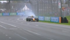 Red-Bull-Fahrer Isack Hadjar musste schon nach elf Runden seinen Boliden abstellen.