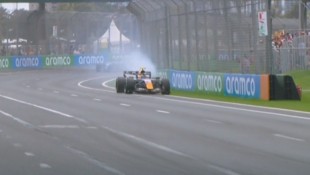 Red-Bull-Fahrer Isack Hadjar musste schon nach elf Runden seinen Boliden abstellen.