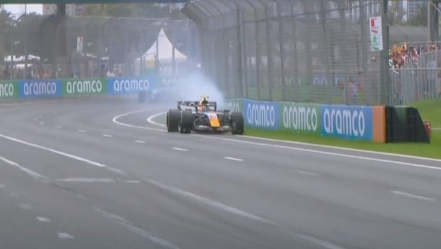 Red-Bull-Fahrer Isack Hadjar musste schon nach elf Runden seinen Boliden abstellen.