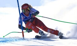 Cornelia Hütter war als Sechste beste Österreicherin beim Super-G in Val di Fassa.