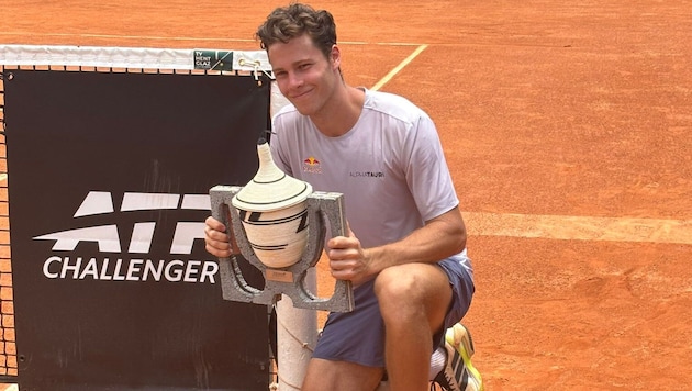 Joel Schwärzler holte sich in Kigali seinen zweiten Challenger-Titel.