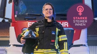 Laura Heidenbauer ist die einzige Kraftfahrerin der Freiwilligen Feuerwehr Gleisdorf.