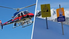 In Neustift im Stubaital kam es am Sonntag zu dem Lawinenabgang. Der Verschüttete konnte nur ...