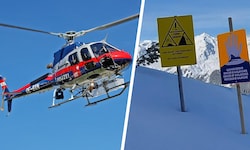 In Neustift im Stubaital kam es am Sonntag zu dem Lawinenabgang. Der Verschüttete konnte nur ...
