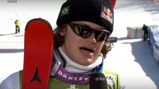 Lucas Pinheiro Braathen sorgte für einen Moment zum Schmunzeln. 