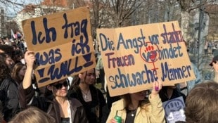 Am Sonntag ist Weltfrauentag: Tausende zogen durch Wiens Straßen, um für Gleichstellung zu ...